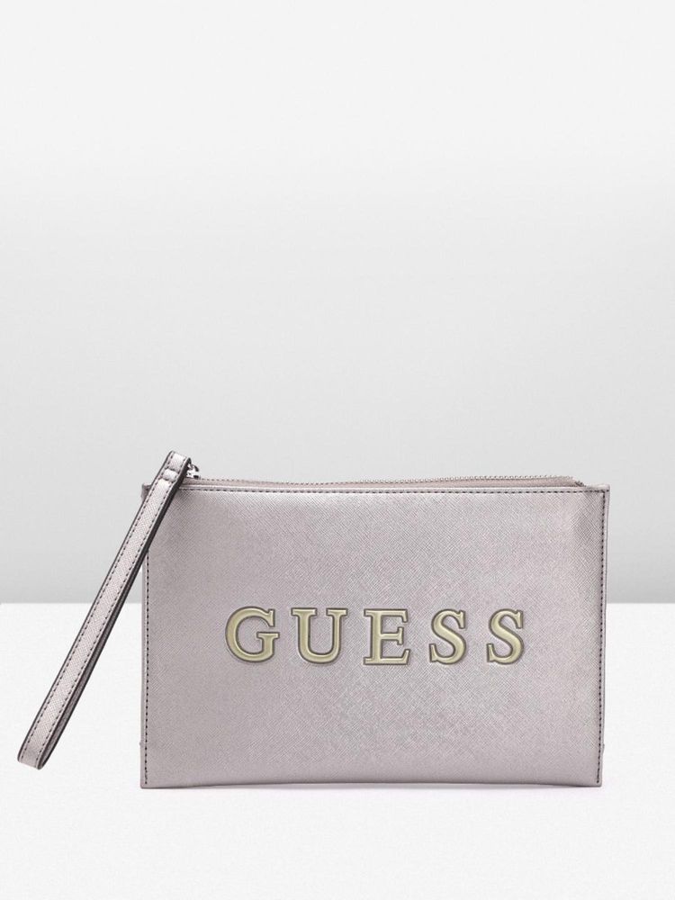 guess fashion Guess Women Solid Gunmetal Rodney Wallet-picture-12
