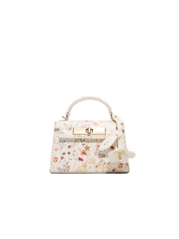 Aldo LEORA White Women's Top Handle Handbag with Detachable Strap-picture-31