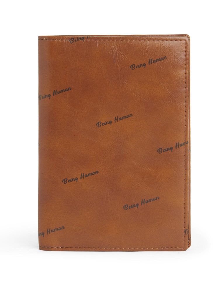 Being Human Leather Solid Wallet - Tan-image-49