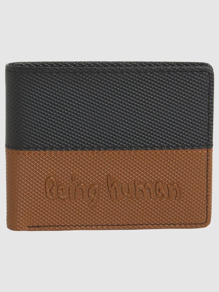 Being Human Leather Colorblock Wallet - Multi-Color-picture-16