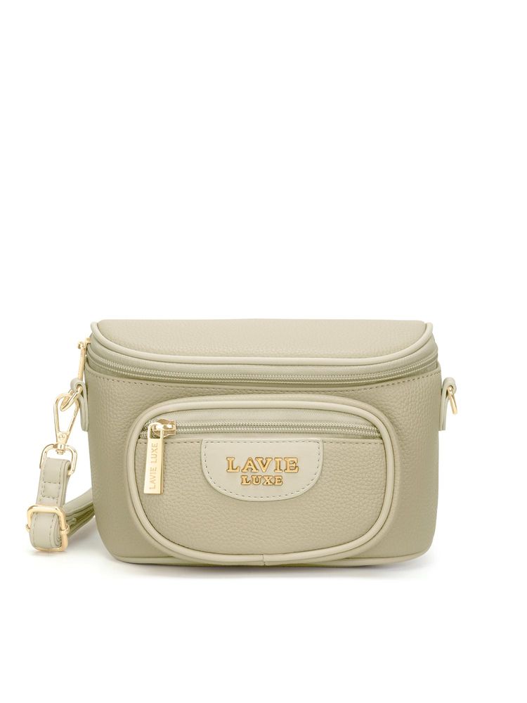 Lavie Luxe Women's Sophie Casual Sling Bag (Beige)-picture-17
