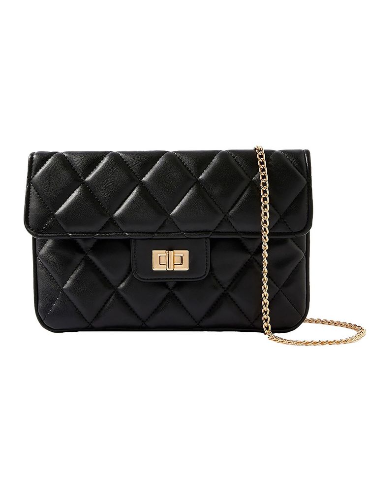 Accessorize London Women'S Faux Leather Quilted Sling Bag-picture-23