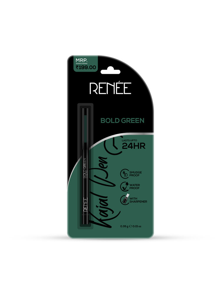 Renee Cosmetics Kajal Pen With Sharpener - Bold Green-image-27