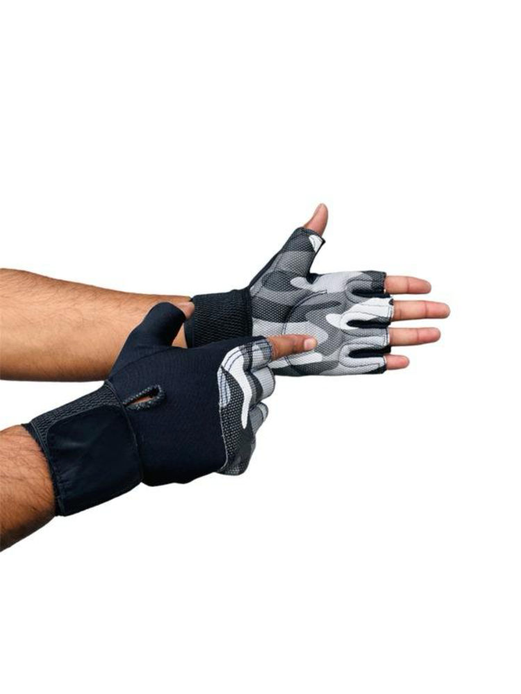 Body Smith Unisex Grey Gym Gloves with Wrist Support (M)-image-17