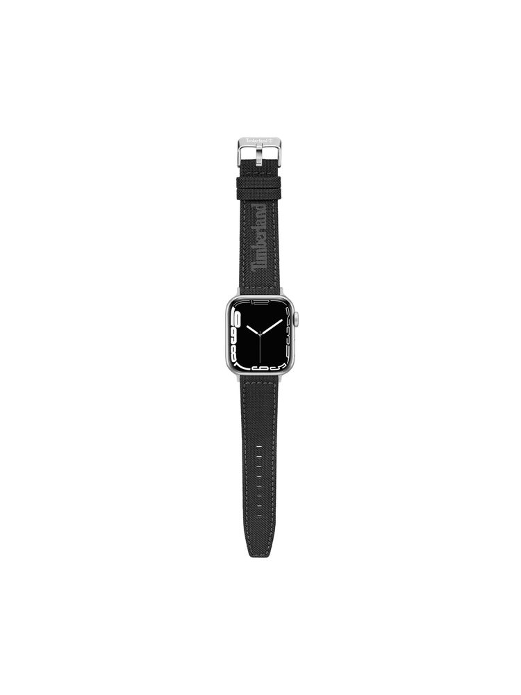 Timberland Sapo Strap for Apple/Samsung smart watch 20mm Black Color Leather - TDOUF0000301