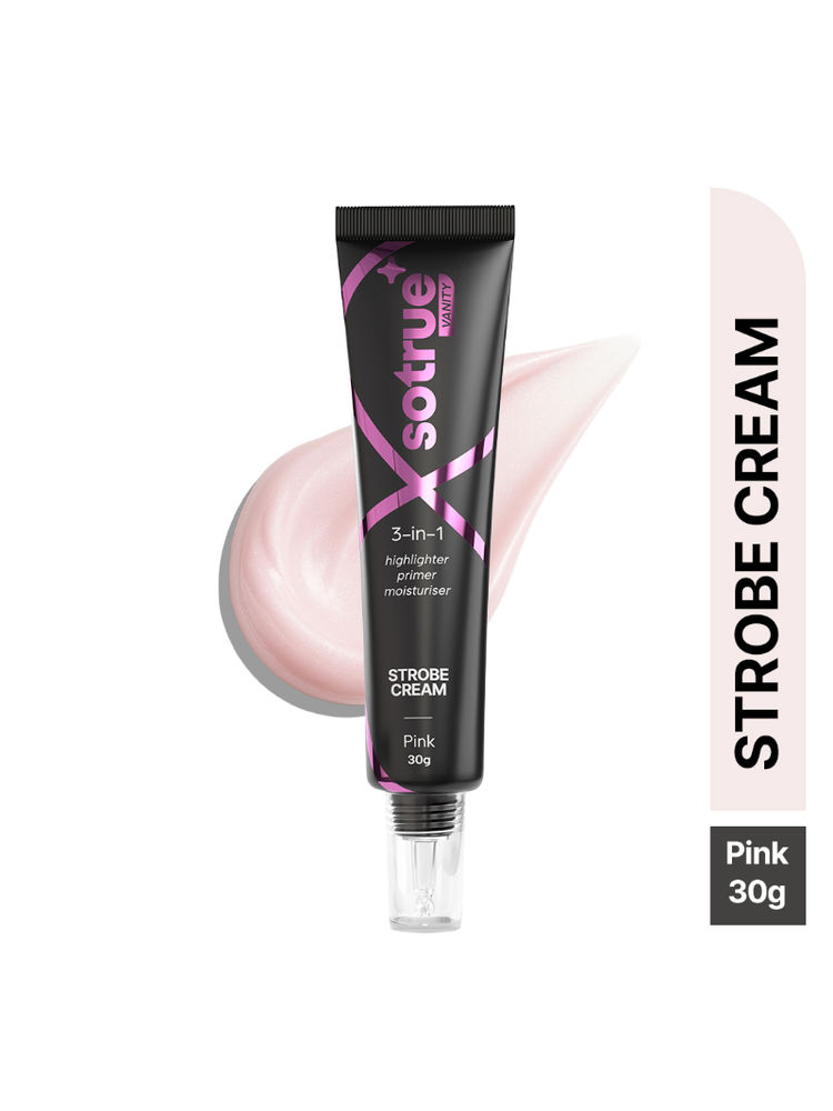 Sotrue Strobe Illuminating Cream + Moisturizer With Hyaluronic Acid - Pink