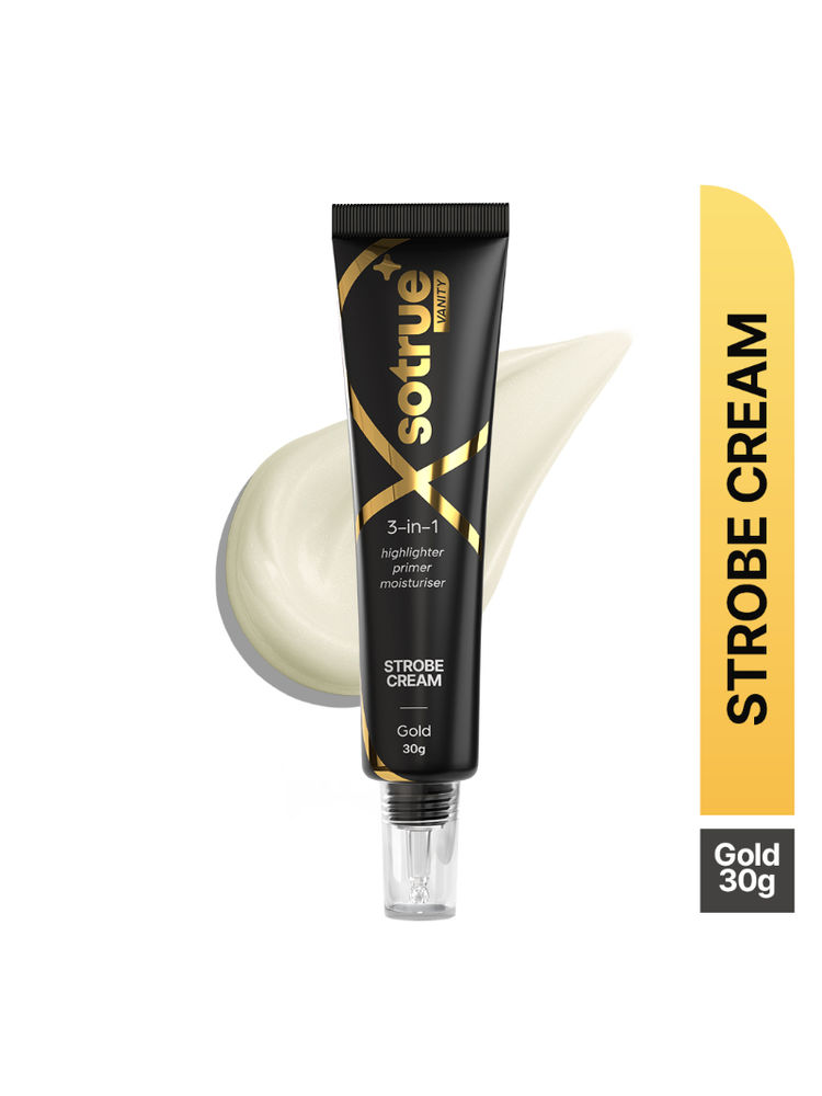 Sotrue Strobe Illuminating Cream + Moisturizer With Hyaluronic Acid - Gold