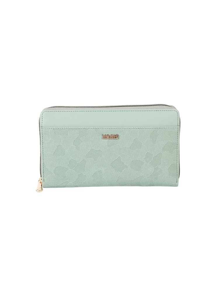 Mochi Women Textured Light Green Clutches-picture-25