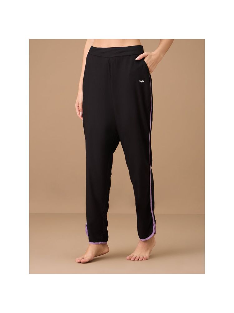 Nykd By Nykaa Rayon Sleep Pajama - NYS130 - Black-image-12