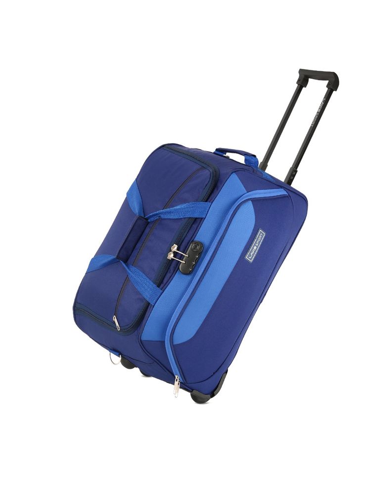 Lavie Sport 65 cms Anti-theft Sage Wheel Duffle Bag | (Navy) (M)-picture-10