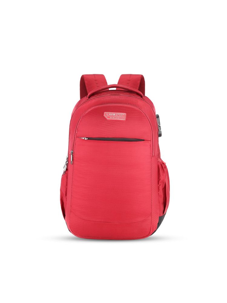 Lavie Sport Graphene 32L Laptop Backpack For Men & Women (Red) (M)-picture-28