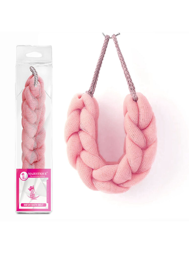Majestique Mesh Bath Belt Shower Sponge (Color May Vary)-image-25