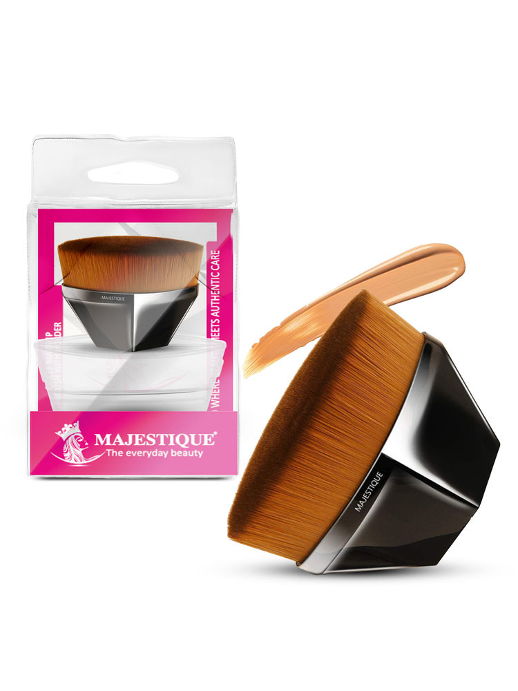 Majestique Iron Type Blush Brush For Makeup - Brush For Face Blush, Foundation, Powder & Blusher-image-43