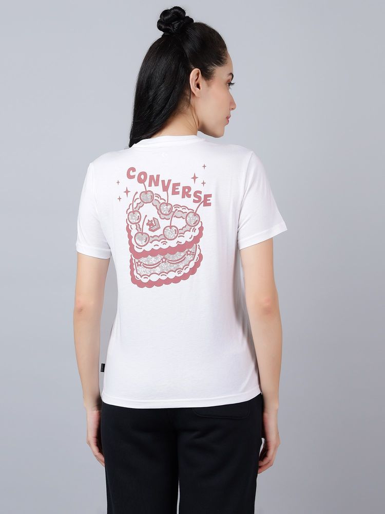 Converse Women White Made with Love Graphic Printed T-shirt-picture-25