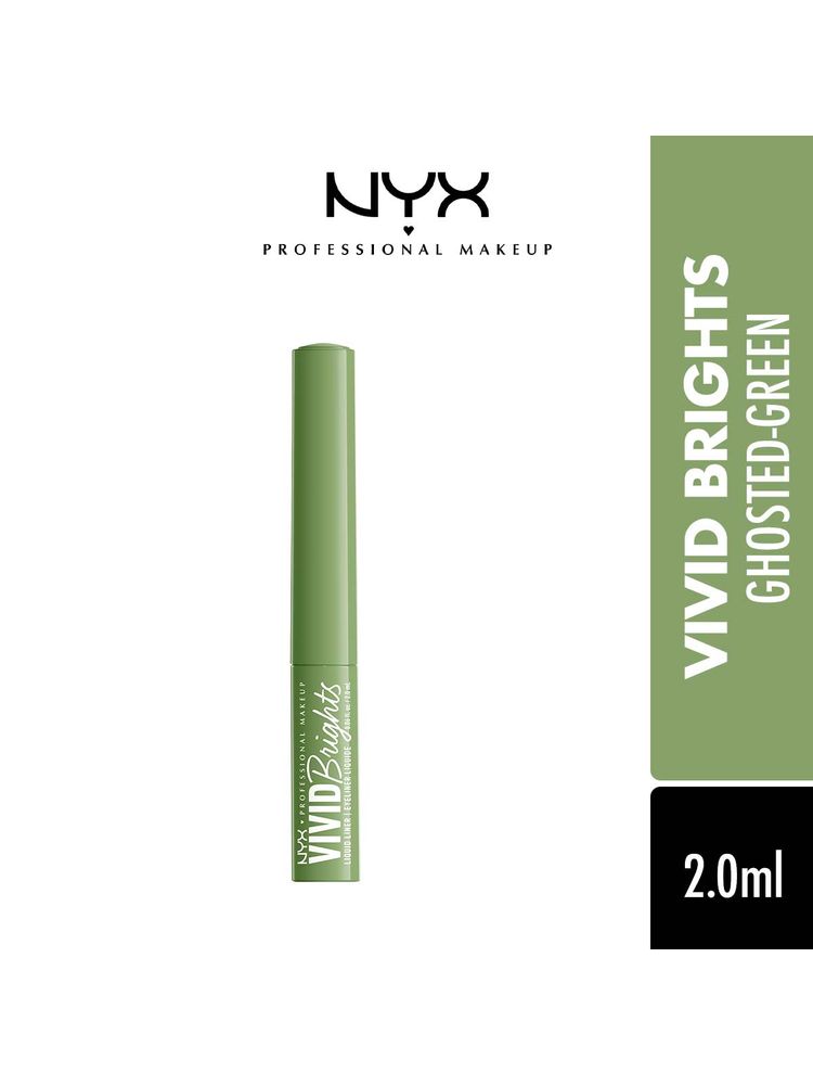 NYX Professional Makeup Vivid Bright Liquid Eyeliner - Ghosted Green-picture-17