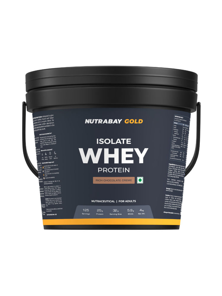 Nutrabay Gold Isolate Whey Protein Powder - Rich Chocolate Cream-image-17