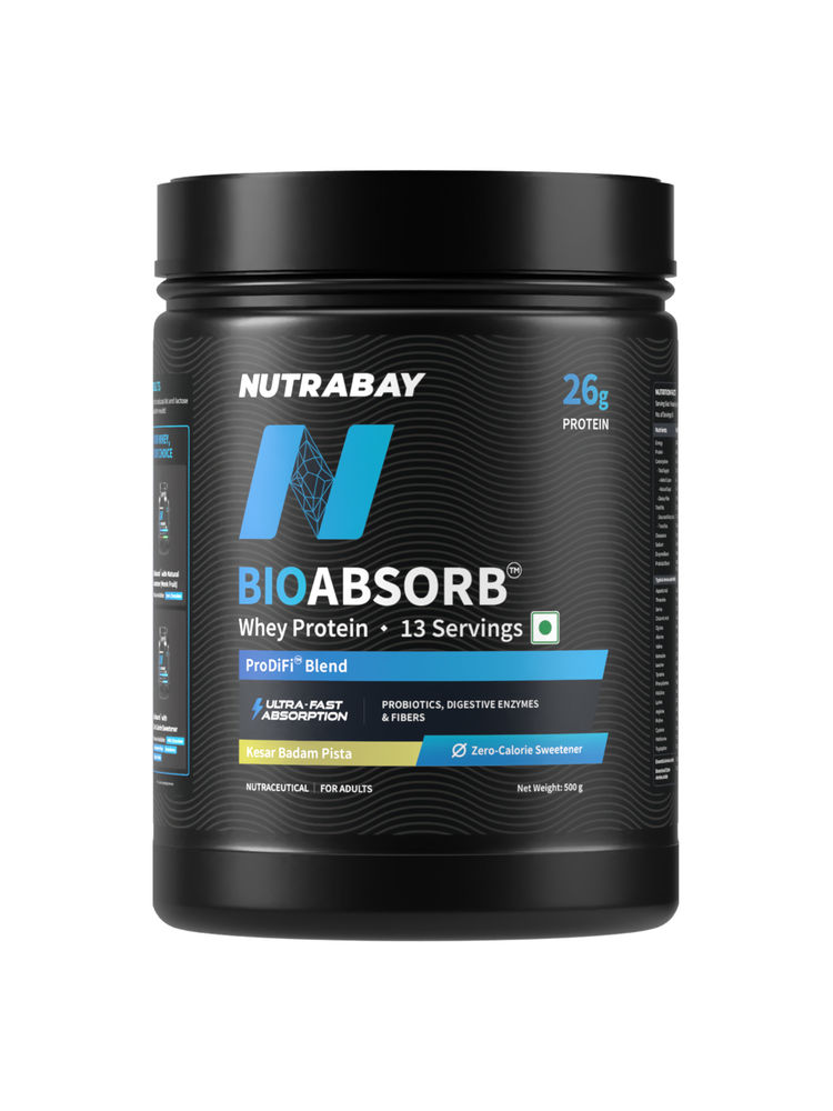 Nutrabay Bioabsorb Whey Protein Powder - Kesar Badam Pista-picture-14