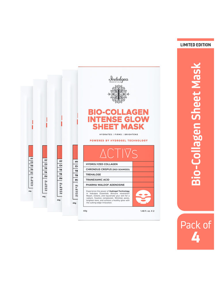 Indulgeo Essentials Bio-Collagen Intense Glow Sheet Mask-image-33