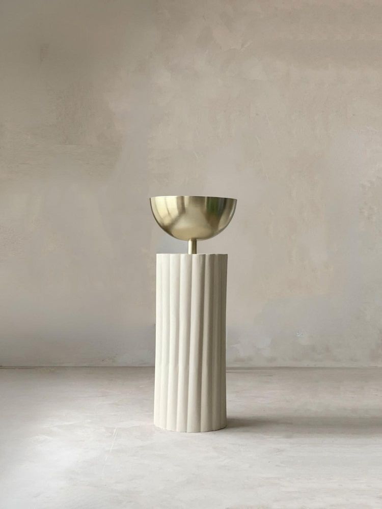 Mason Home Sabi Fluted Planters - Beige-picture-15