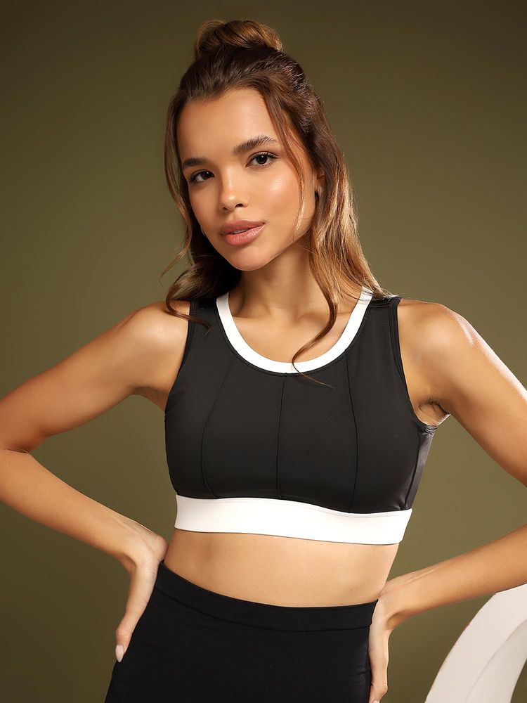 BRACHY Women Black 360 Degree Full Coverage High Impact Workout Full Sports Bra.-picture-13