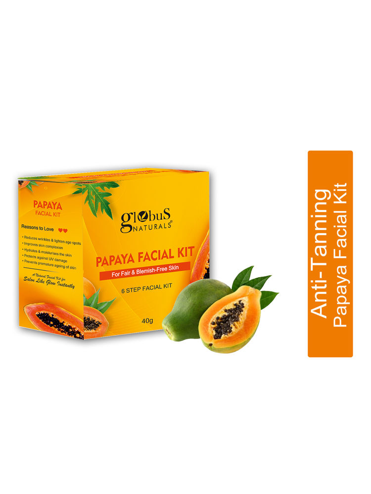 Globus Naturals Anti-Tanning Papaya Facial Kit-image-39