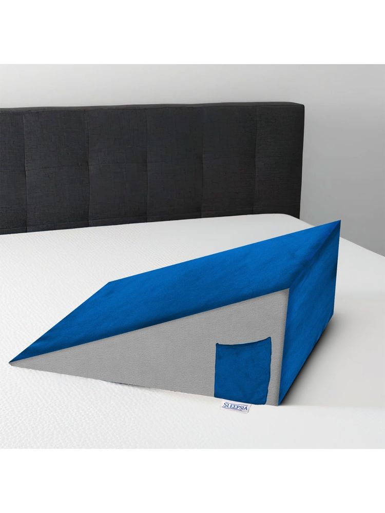 SLEEPSIA Memory Foam Orthopaedic Bed Wedge Incline Back Support Pillow Multi Color-picture-24