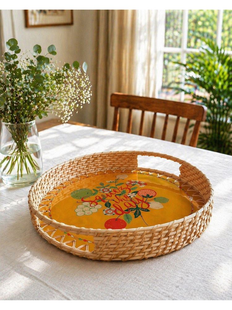 Chumbak Multi-Color Graphic Carry Tray-image-14