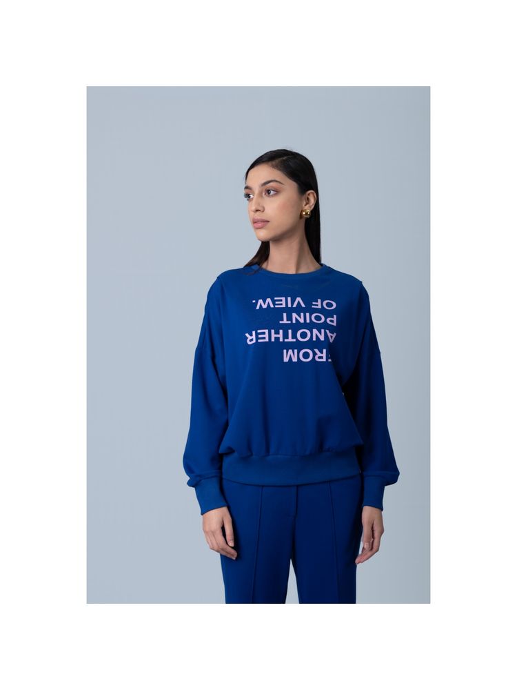 Muvazo Women Snorkel Blue Point Of View Sweatshirt-picture-11