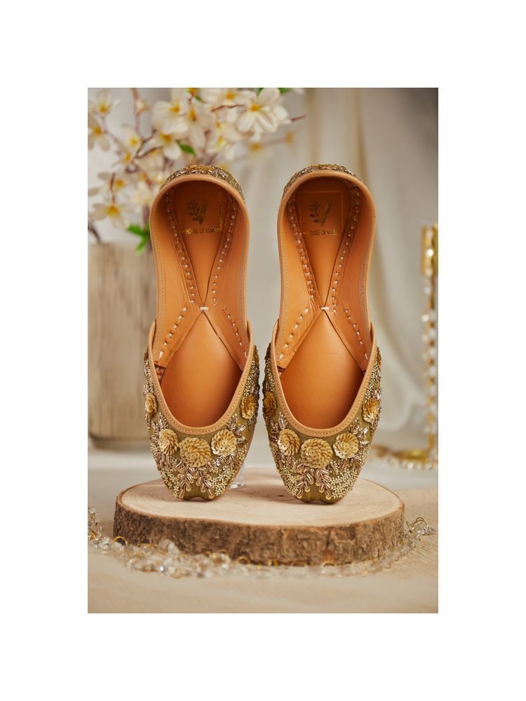 House of Vian Blossom Treasure Gold Juttis
