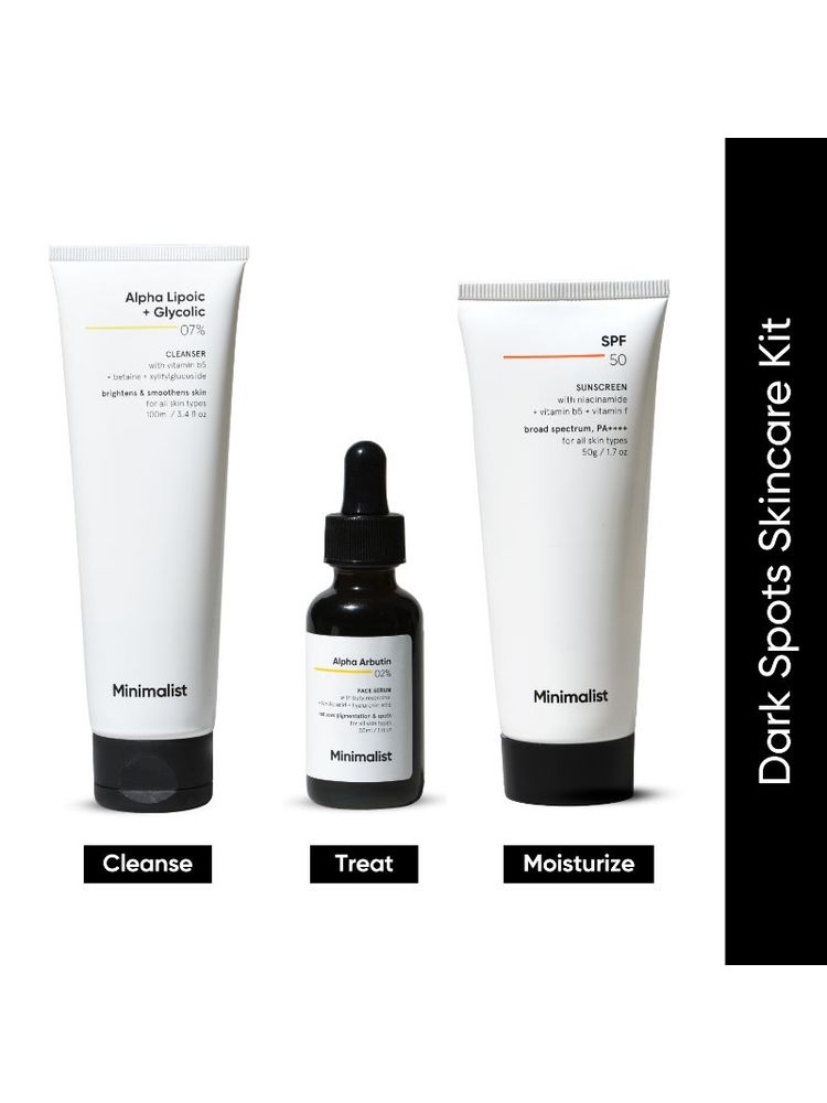 Minimalist Dark Spots Solution