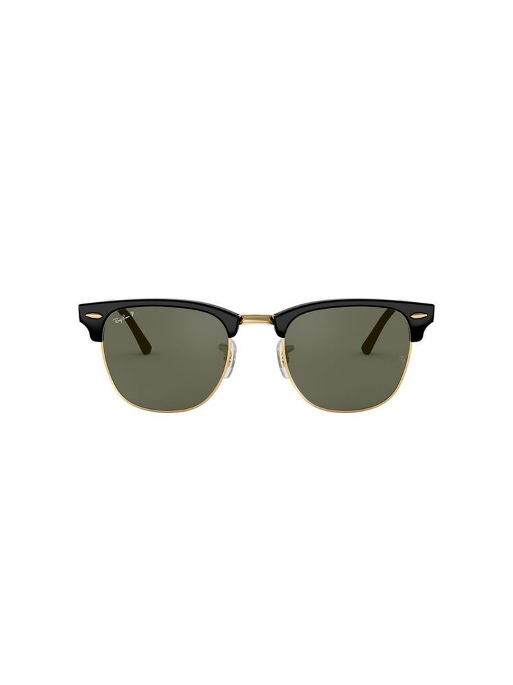 Ray-Ban 0RB3016 Light Green Polarized Clubmaster Sunglasses (51 mm)-image-31