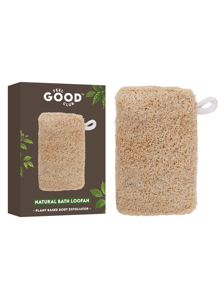 Feel Good Club Natural Bath Loofah - Body Scrubber Shower Sponge For Skin Cleansing & Care-image-31