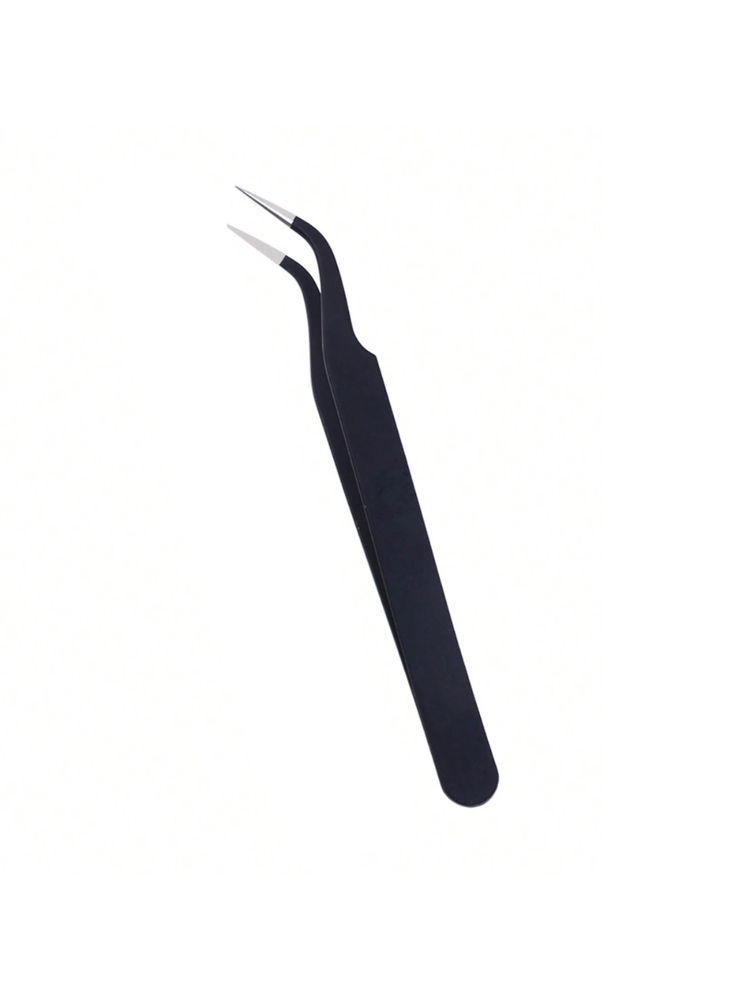 Matra Curved Tweezer Fine Pointed Tip Precision Plucker For Eyebrow Shaping Facial Hair Removal