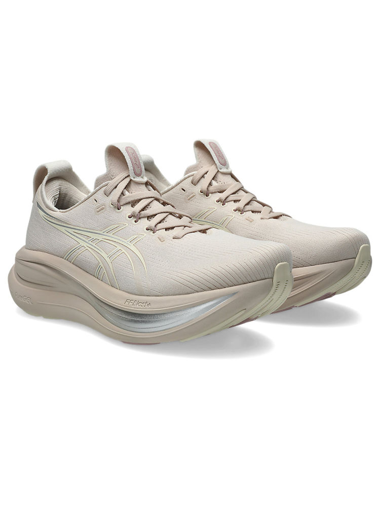 ASICS Women Beige GEL-NIMBUS 28 Running Shoes-image-7