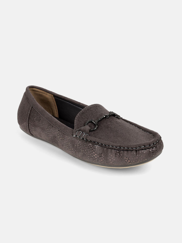 Mochi Women Brown Loafers-picture-15