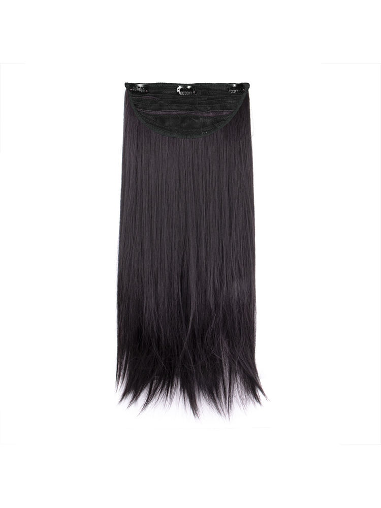 Stasia Street Clip-In 18 Inch Natural Black Straight Hair Extensions