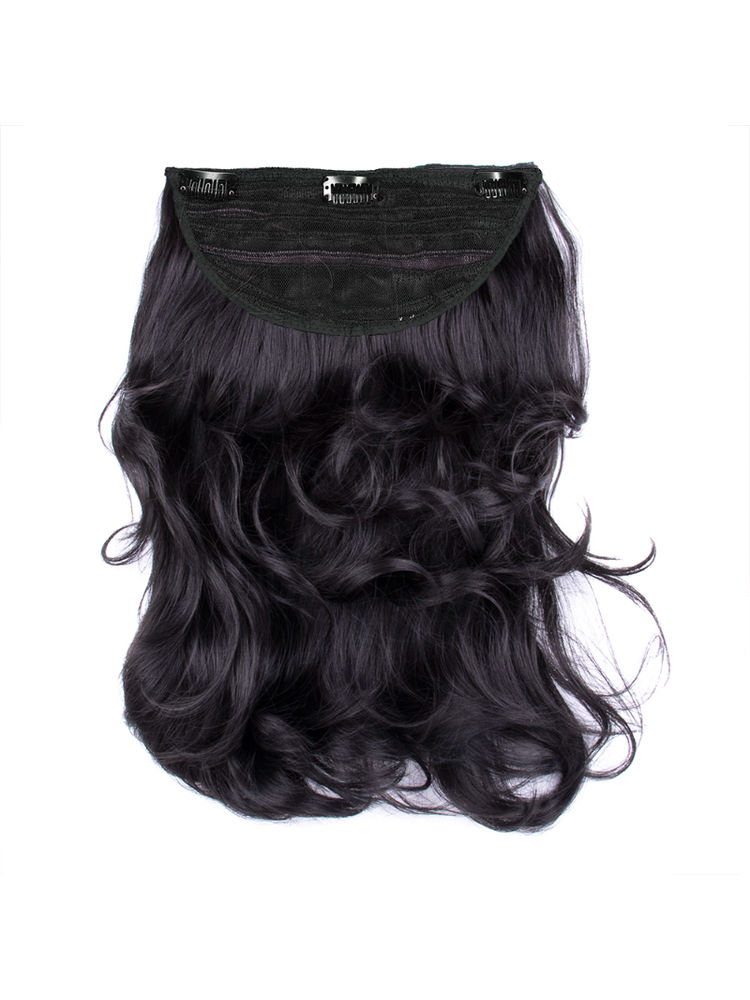 Stasia Street Clip-In 18 Inch Out Curl Natural Black Hair Extensions