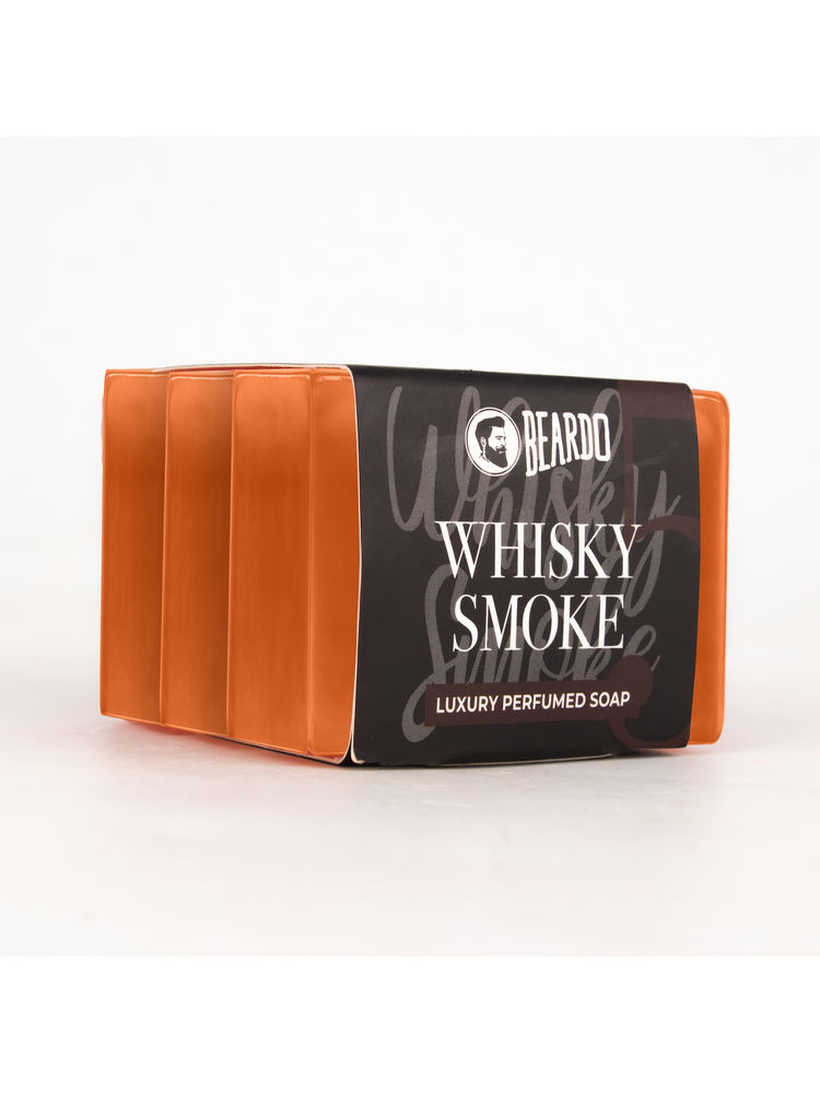 Beardo Whisky Smoke Perfumed Luxury Soap Crafted For Men - Pack Of 3-picture-15