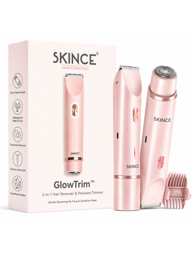 SKINCE Glow Trimmer 2 In 1 Face And Body Hair Remover-image-18