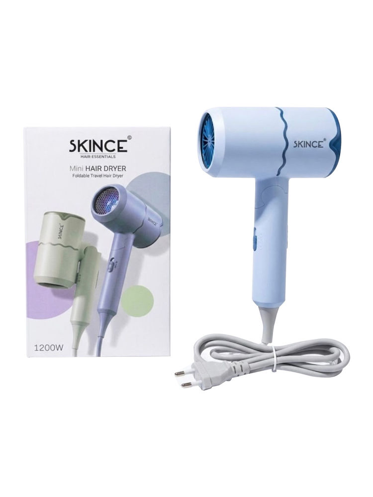 SKINCE 1200W Lightweight Compact Mini Hair Dryer With Foldable Handle-image-49