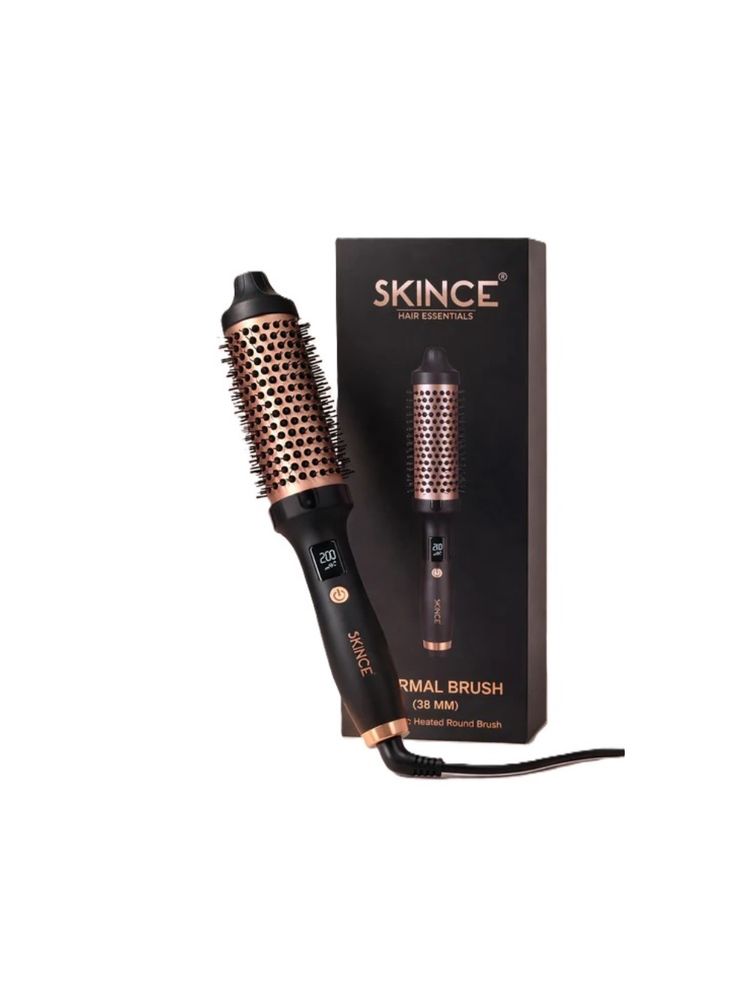 SKINCE 2-In-1 Thermal Brush 38MM With Ionic Technology For Blowout, Volume & Smooth Hair-image-28