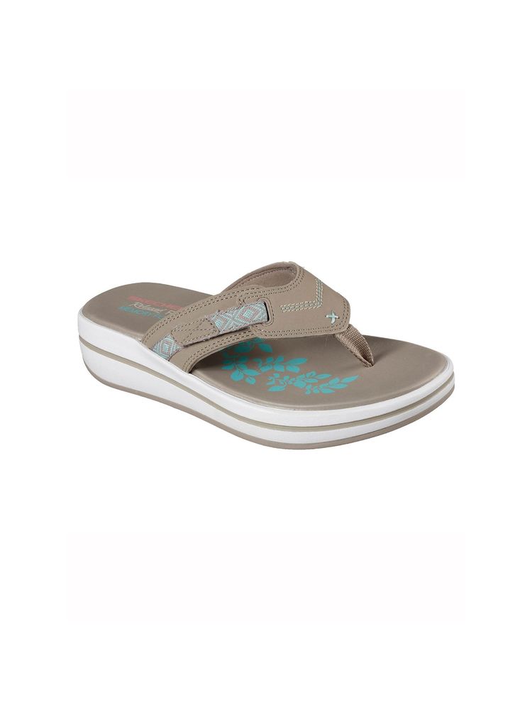 SKECHERS UPGRADES MARINA BAY Brown Slipper-picture-19