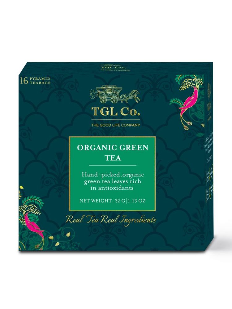 TGL Co. Organic Green Tea Bags Pleasant Aroma Improve Blood Circulation Boost Digestion-image-17