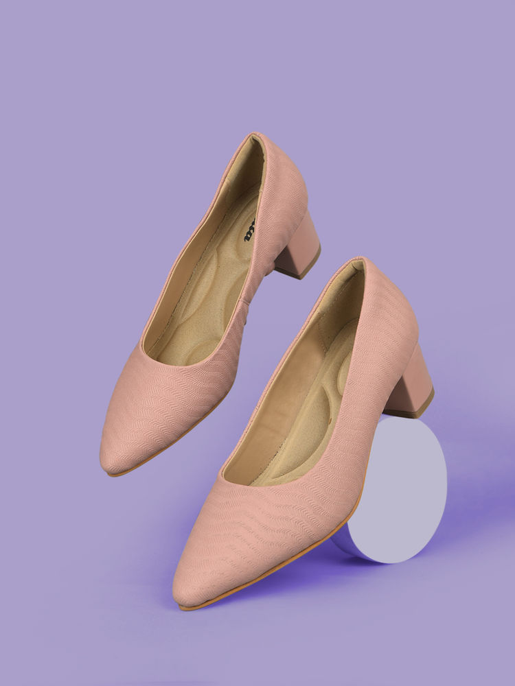 Bata Women Casual Pump Heels Pink-picture-16