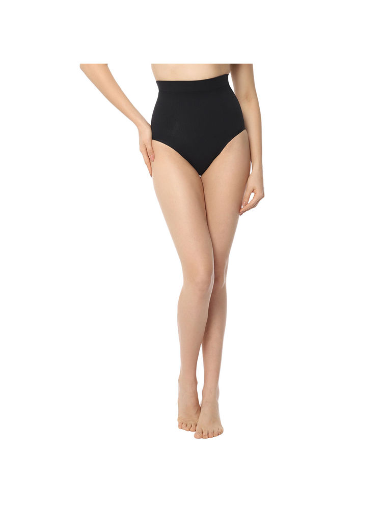 Amante Solid Full Coverage Mid Rise Seamless Waist Shaper-picture-28