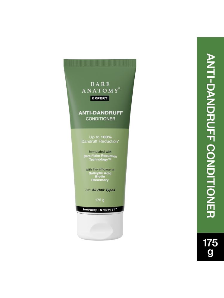 Bare Anatomy Anti-Dandruff Conditioner with Rosemary & Biotin, Moisturizes & Reduces Frizz