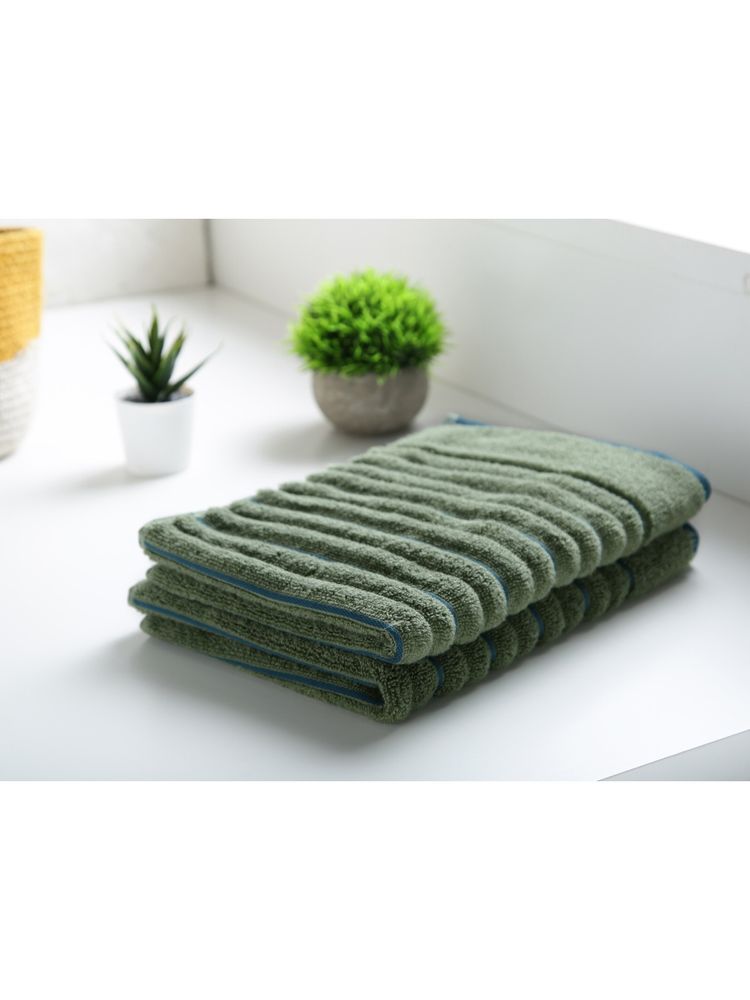 Spaces Cotton Hand Towel High Loft Ribbed Texture High Absorbency-image-14