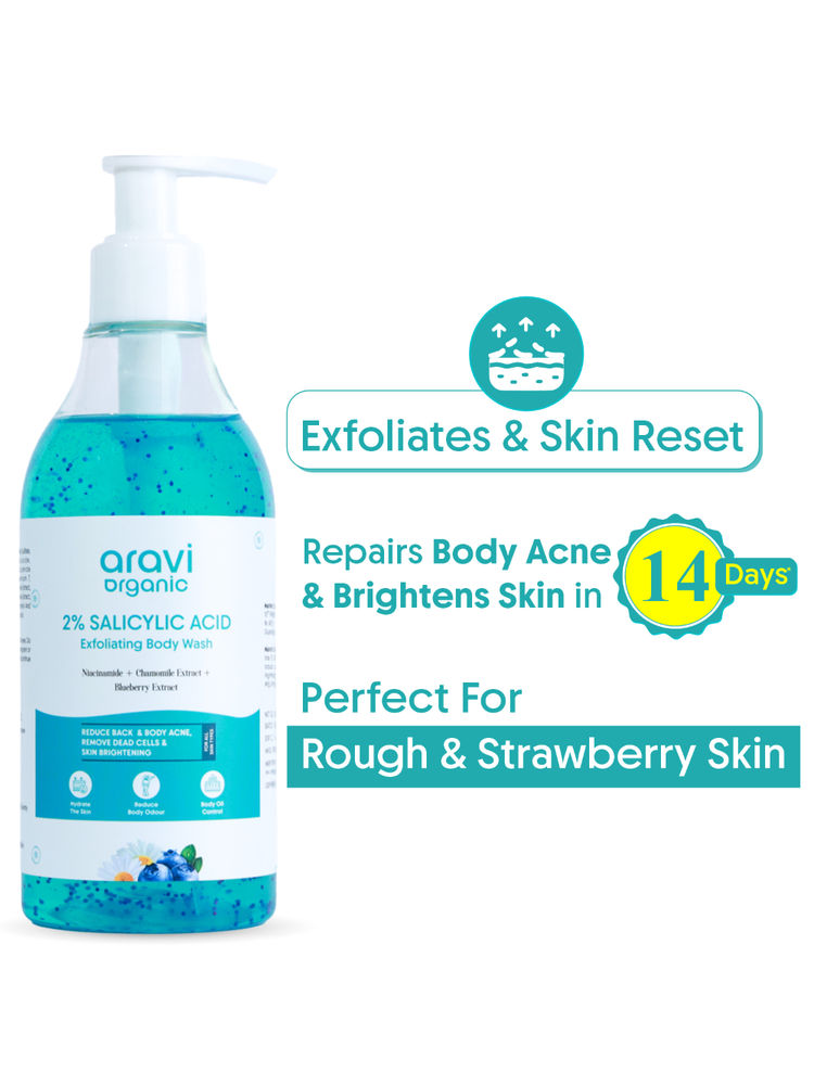 Aravi Organic 2% Salicylic Acid Exfoliating Body Wash with Niacinamide & Prevents Body Acne-picture-19