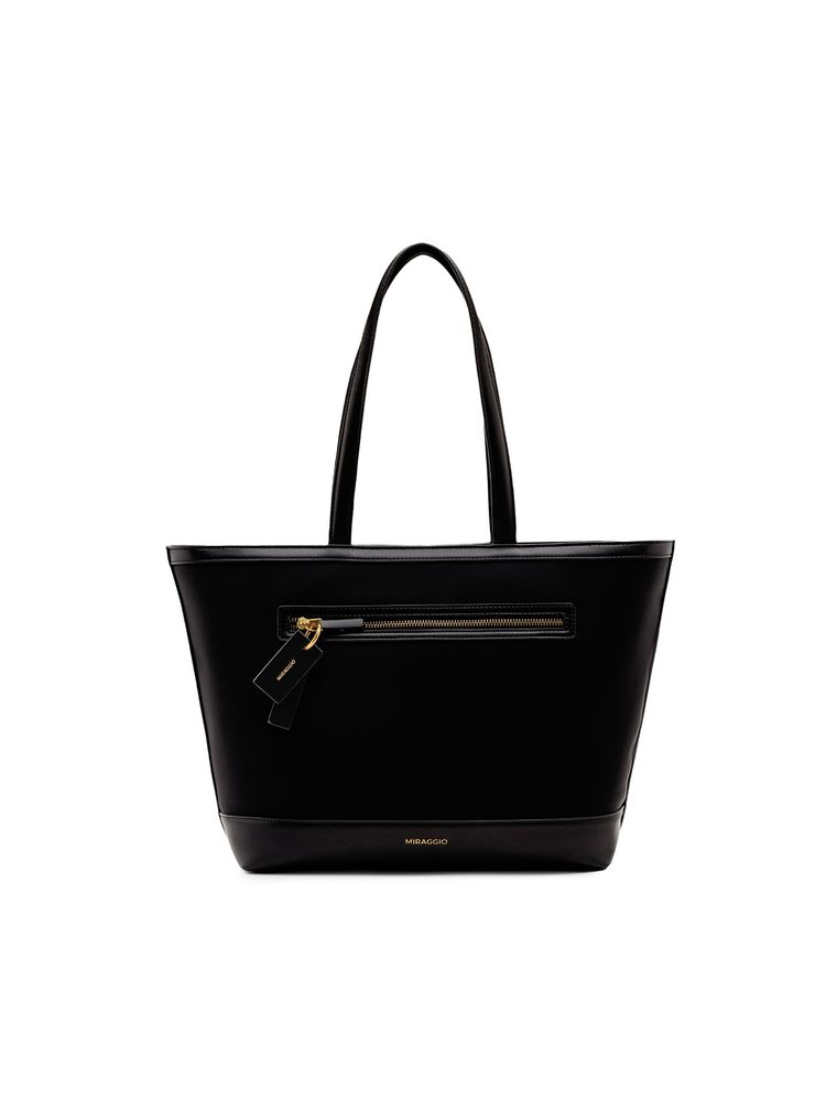 MIRAGGIO Women Black Alexa Tote Bag (L)-picture-37