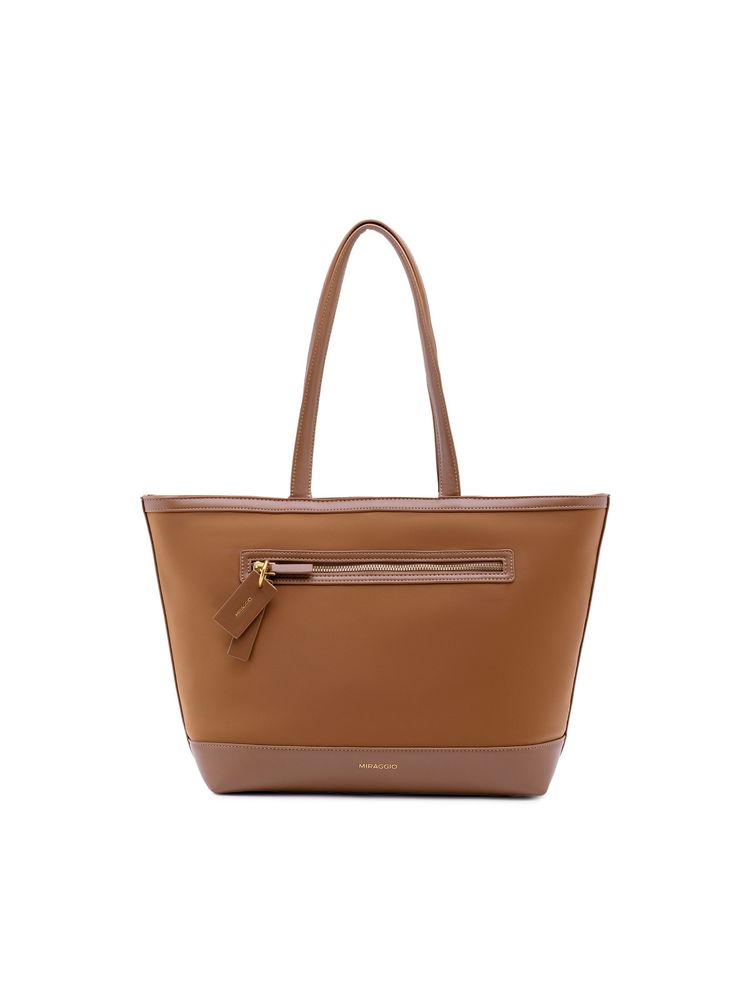 MIRAGGIO Women Brown Alexa Tote Bag (L)-picture-23